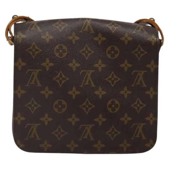 LOUIS VUITTON Monogram Cartouchiere MM Shoulder Bag M51253 LV Auth 123706 - Picture 2 of 16